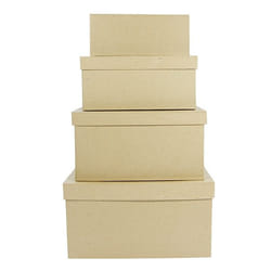Clairefontaine Assort 4 Boîtes Rect 8X19X7/17X28X15Cm