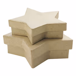 Clairefontaine Assortiment 2 Boîtes Étoiles 10X3/12X3Cm, 5 an(s), Papier