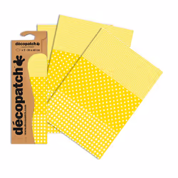 Clairefontaine Pochette 3 Feuilles Identiques Ref 545, 5 an(s), Papier, Jaune