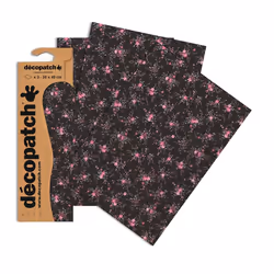 Clairefontaine Pochette 3 Feuilles Identiques Ref 565, 5 an(s), Papier, Noir, Rose
