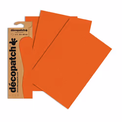 Clairefontaine 3 Feuilles Decopatch 30X40 N°664, 5 an(s), Papier, Orange, 3 pièce(s)