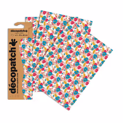 Clairefontaine 3 Feuilles Decopatch 30X40 N°683, 5 an(s), Papier, Bleu, 3 pièce(s)