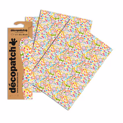 Clairefontaine Pochette 3 Feuilles Identiques Ref 732, 5 an(s), Papier, Jaune, Orange