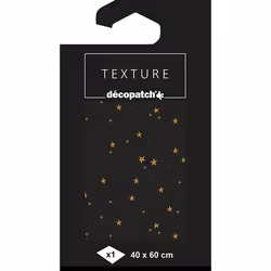 Clairefontaine Papier Texture Décopatch N°778 - 1 Feuille 40X60Cm, 5 an(s), Papier, Noir