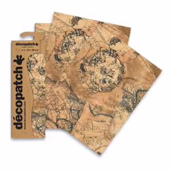 Clairefontaine 806 - Pochette 3 Feuilles Décopatch, 5 an(s), Papier, Bordeaux, 3 pièce(s)