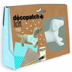 Clairefontaine Mini-Kit Teckel, 5 an(s), Colle, Papier, Papier maché, Multicolore, 1 pièce(s)