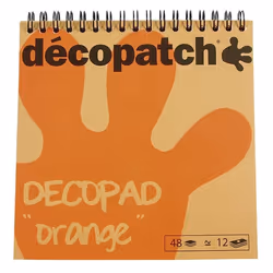 Clairefontaine Bloc Color Decopad Orange, 5 an(s), Papier, Orange