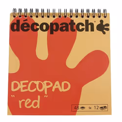 Clairefontaine Bloc color Decopad rouge, 5 an(s), Papier, Rouge