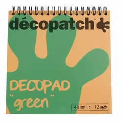 Clairefontaine Bloc Color Decopad Vert, 5 an(s), Papier, Vert