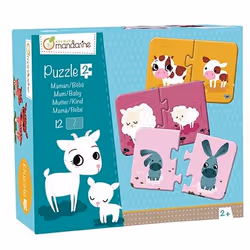 Clairefontaine Puzzles 2 Pièces, Maman/Bébé