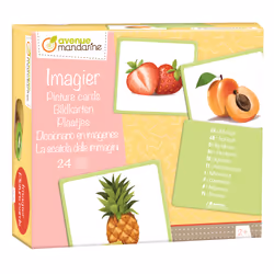 Clairefontaine Imagier, Fruits, 2 an(s), Carton, Multicolore