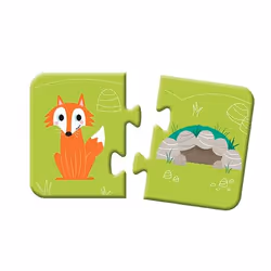 Clairefontaine Puzzle 2 Pièces, Les Habitats