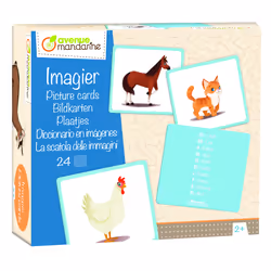Clairefontaine Imagier, Animaux familiers, 2 an(s), Carton, Multicolore