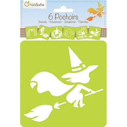 Clairefontaine Set de 6 pochoirs, Halloween