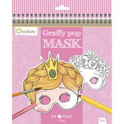 Clairefontaine Graffy Pop Mask, Fille