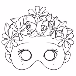 Clairefontaine Graffy Pop Mask, Fille