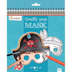 Clairefontaine Graffy Pop Mask, Garçon