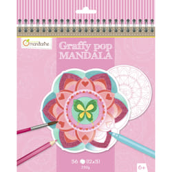 Clairefontaine Graffy Pop Mandala, Fille