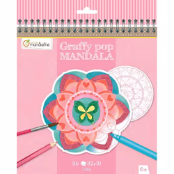 Clairefontaine Graffy Pop Mandala, Fille