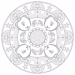 Clairefontaine Graffy Pop Mandala, Animaux, 6 an(s), Papier, Vert, 12 pièce(s)