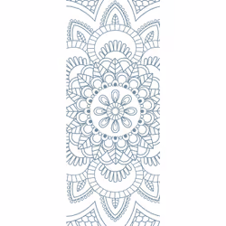 Clairefontaine Graffy Bookmark, Mandala/Fleurs