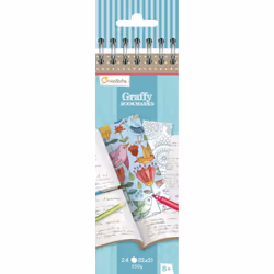 Clairefontaine Graffy Bookmark, Mandala/Fleurs