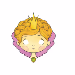 Clairefontaine Graffy Stick, Princesse, 5 an(s), Carton, Blanc, 1 pièce(s)