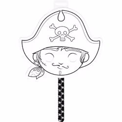 Clairefontaine Graffy Stick, Pirate, 5 an(s), Carton, Blanc, 1 pièce(s)