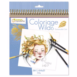 Carnet de coloriage - Wild - Tome 6 - 28 illustrations - Emmanuelle Colin - Adulte