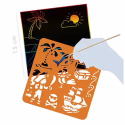Avenue Mandarine GY147C papeterie Multicolore Pochoir art
