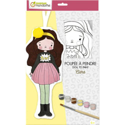 Poupée à peindre Avenue Mandarine Clara