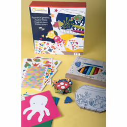 Clairefontaine Coffret Créatif Aquarium Gommettes