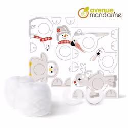 Avenue Mandarine KC133C Kit de fabrication de jouets et de poupées Rouge, Blanc Garçon/Fille