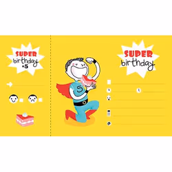 Clairefontaine Cartes D’Invitation, Super Heros