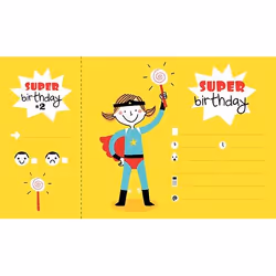 Clairefontaine Cartes D’Invitation, Super Heros