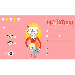 Clairefontaine Cartes D’Invitation, Princesses