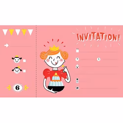 Clairefontaine Cartes D’Invitation, Princesses