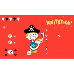 Clairefontaine Cartes D’Invitation, Pirates