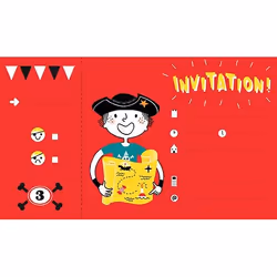 Clairefontaine Cartes D’Invitation, Pirates