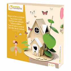 Clairefontaine Boîte Créative Maison De Fées À Construire, 6 an(s), Bois, Multicolore