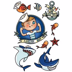 Clairefontaine Tattoo' Mania, Marin, 5 an(s), Plastique, Multicolore