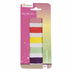Clairefontaine My Little Link, Grenadi, 7 an(s), Coton, Multicolore, 10 pièce(s)