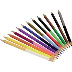 Clairefontaine Tube De 12 Crayons De Couleur Double Pointes