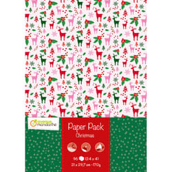 Clairefontaine Paper Pack, A4 - Christmas