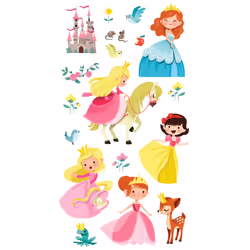 Clairefontaine Decalco' Mania, Princesses, 5 an(s), Plastique, Bois, Multicolore, 2 pièce(s)