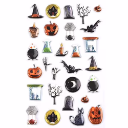 Clairefontaine Cooky, Sach 1 Pl 7,5X12Cm, Halloween, 4 an(s), Plastique, Multicolore