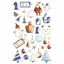 Clairefontaine Cooky, Sach 1 Pl 7,5X12Cm, Noël Enfant, Bleu, 4 an(s), Plastique, Multicolore