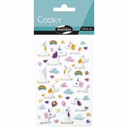 Clairefontaine Cooky, Sach 1 pl 7,5x12cm, Licors, 4 an(s), Multicolore