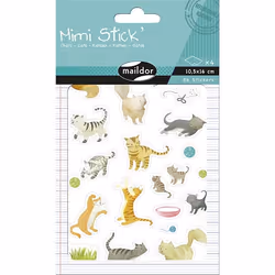 Clairefontaine Mimi Stick', Sach 4 pl 10,5x16cm, Chats