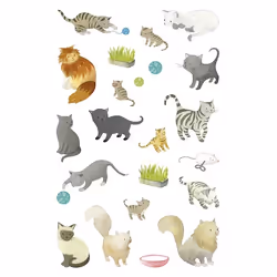 Clairefontaine Mimi Stick', Sach 4 pl 10,5x16cm, Chats